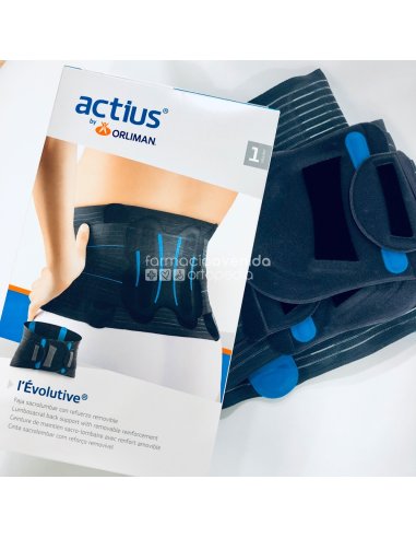 FAJA SACROLUMBAR CON REFUERZO REMOVIBLE...