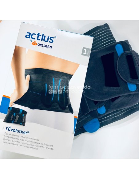 FAJA SACROLUMBAR CON REFUERZO REMOVIBLE L´EVOLUTIVE REF. ACE609 T-3