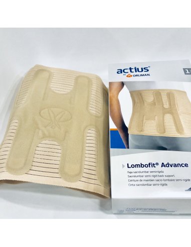 FAJA SACROLUMBAR SEMIRRIGIDA LOMBOFIT ADVANCE...
