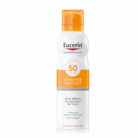 EUCERIN SUN PROTECTION 50 SPRAY TRANSPARENTE DRY TOUCH SENSITIVE PROTECT 200 ML