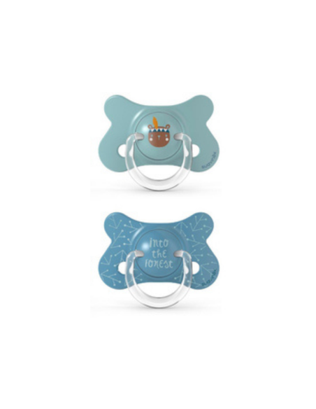CHUPETE SILICONA T ANATOMICA SUAVINEX 4-18 M  CON BROCHE