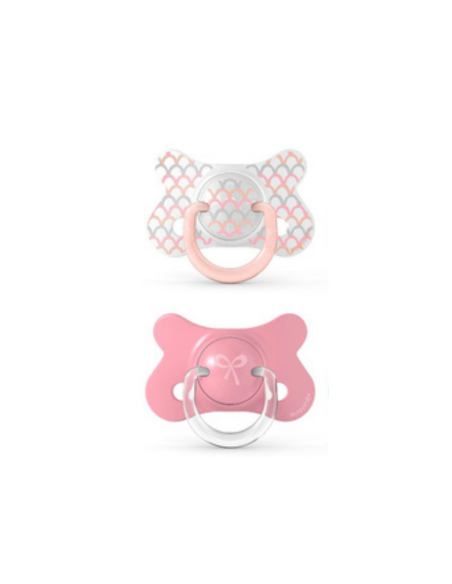 CHUPETE SILICONA T ANATOMICA SUAVINEX 4-18 M  CON BROCHE