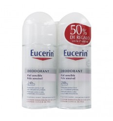 Eucerin Desodorante Piel Sensible. Pack 50 ml 50 ml. 50 descuento en la segunda unidad.
