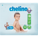 PAÑAL INFANTIL CHELINO FASHION & LOVE T- 6 (17 - 28 KG) 27 PAÑALES