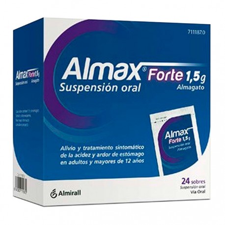 ALMAX FORTE 1.5 G 24 SOBRES SUSPENSION ORAL