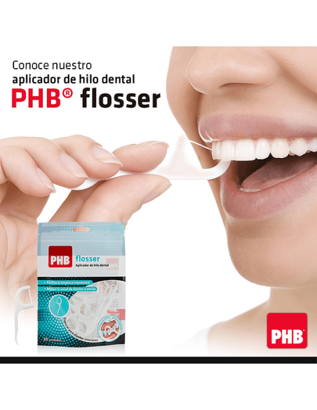 APLICADOR DE HILO DENTAL DESECHABLE PHB FLOSSER PTFE
