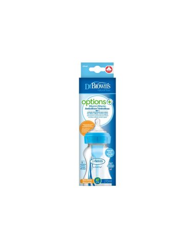 BIBERON 0 BPA BA DR BROWN´S NATURAL FLOW AZUL...