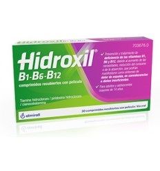 HIDROXIL B1 B6 B12 30 COMPRIMIDOS RECUBIERTOS