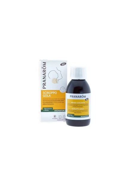 AROMAFORCE JARABE GARGANTA RAVINTSARAMIEL BIO 150ML.