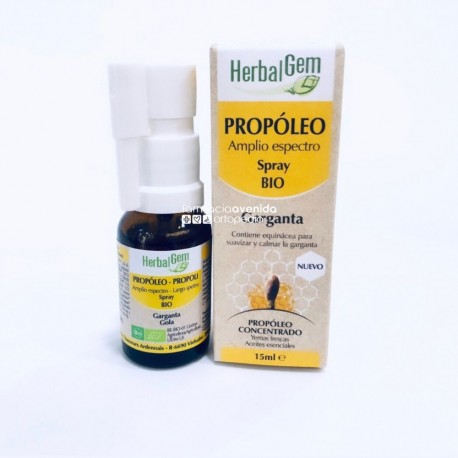 PROPOLEO AMPLIO ESPECTRO SPRAY HERBALGEM BIO 15ML.