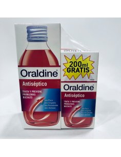 ORALDINE ANTISEPTICO  PACK 400 ML 200 ML