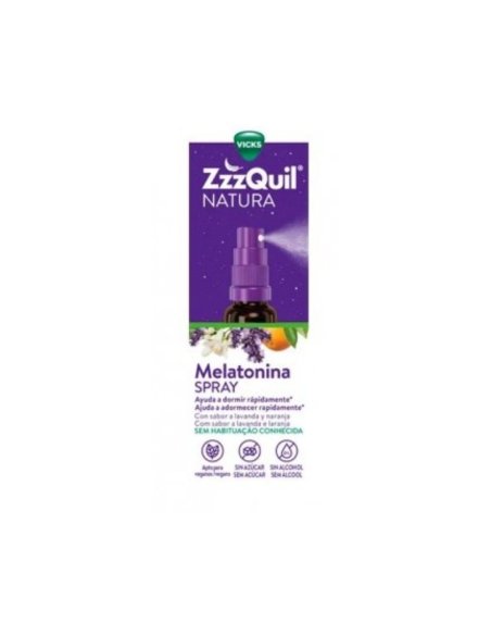 ZZZQUIL NATURA  1 SPRAY 30 ML SABOR LAVANDA Y NARANJA
