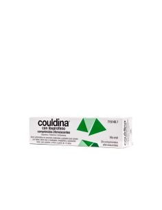 COULDINA CON IBUPROFENO 400/2/7.5 MG 20 COMPRIMIDOS...