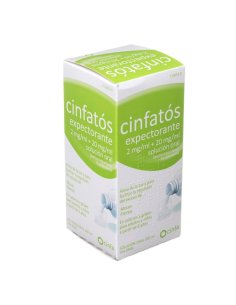 CINFATOS EXPECTORANTE 2/20 MG/ML SOLUCION ORAL 200 ML (PET)