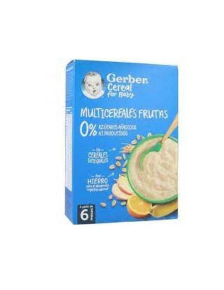 GERBER MULTICEREALES FRUTA  1 ESTUCHE 270 G